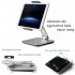 Desktop Stand Phone Tablet Holder Phone Bracket Adjustable Aluminum Alloy Mount for 4 14inch Device Silver