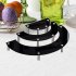 Dessert Cupcake Stands Set Of 3 Cup Cake Treat Stand 3 Tier Acrylic Cupcake Stand Display Shelves Riser Dessert Display Tower For Party Wedding Collectibles Fig