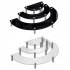 Dessert Cupcake Stands Set Of 3 Cup Cake Treat Stand 3 Tier Acrylic Cupcake Stand Display Shelves Riser Dessert Display Tower For Party Wedding Collectibles Fig