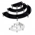 Dessert Cupcake Stands Set Of 3 Cup Cake Treat Stand 3 Tier Acrylic Cupcake Stand Display Shelves Riser Dessert Display Tower For Party Wedding Collectibles Fig