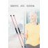 Detachable Fitness Pole Yoga Exercise Elastic Rod Gym Stick Elasticity Arm black Total length 1600mm