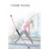 Detachable Fitness Pole Yoga Exercise Elastic Rod Gym Stick Elasticity Arm black Total length 1600mm