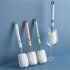 Detachable Long  Handle  Sponge  Cup  Brush Cleaner Multifunctional Cleaning Tool Pink