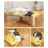 Detachable Pet Scratch Resistant Hammock Bed for Rabbit Dogs Puppy Cats Sleeping Gray grid L large