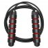 Detachable Skipping Rope Adjustable Length Weight Loss Fat Reduction Training Jump Rope For Women Men Kids all Black