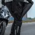 Detachable Winter Motorcycle Riding Pants CE 2 Armored Protection Reflective Dual Zipper Cold Weather Dirt Bike Overpants black 4XL