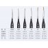 Detail Paint Brush with Black Pole for Miniature Watercolor Acrylic Oil Painting Drawing Liner Pen Painting Brush