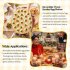 Deviled Egg Platter  24 Holes Reversible Wood Deviled Egg Platter  Countertop Refrigerator Egg Container  Wood Egg Containers Countertop For Kitchen Wood color