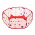 Diameter 1 2m Portable Kids Outdoor Game Tent Toy For Ocean Ball Pit Pool red