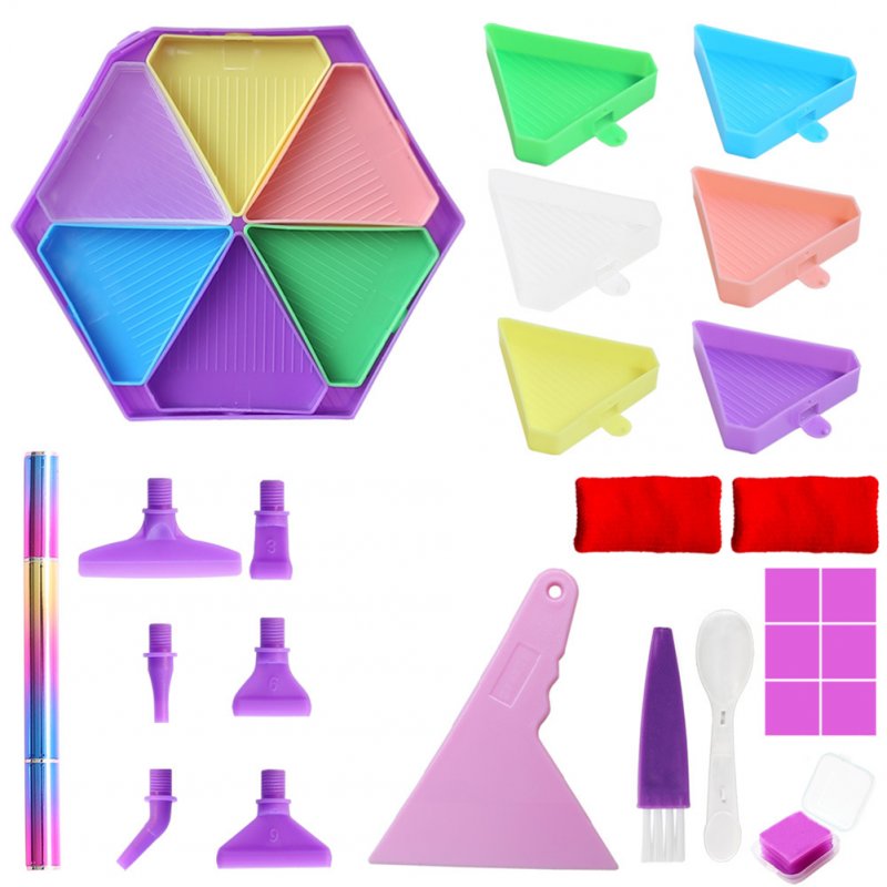 Diamond Art Tools Diamond Art Kits With Drilling Disc Spoon Brush Arts & Crafts Painting Tools And Accessories