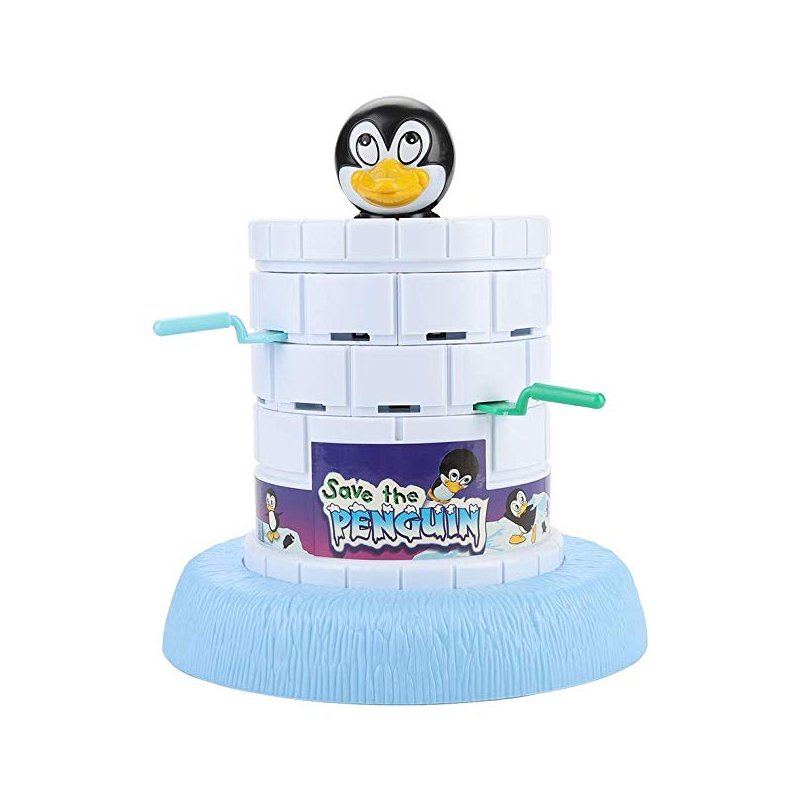 Digging Blocks Out Cartoon Penguin Educational Parent-child Puzzle Toy
