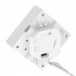 Digital Alarm Clock DIY Assemble Color Screen Cube Electric Clocks With Dimmable Brightness USB C Ports For Seniors Boys Girls White