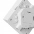 Digital Alarm Clock DIY Assemble Color Screen Cube Electric Clocks With Dimmable Brightness USB C Ports For Seniors Boys Girls White
