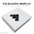 Digital Alarm Clock DIY Assemble Color Screen Cube Electric Clocks With Dimmable Brightness USB C Ports For Seniors Boys Girls White
