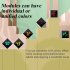 Digital Alarm Clock DIY Assemble Color Screen Cube Electric Clocks With Dimmable Brightness USB C Ports For Seniors Boys Girls White