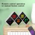 Digital Alarm Clock DIY Assemble Color Screen Cube Electric Clocks With Dimmable Brightness USB C Ports For Seniors Boys Girls White
