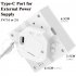 Digital Alarm Clock DIY Assemble Color Screen Cube Electric Clocks With Dimmable Brightness USB C Ports For Seniors Boys Girls White