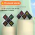 Digital Alarm Clock DIY Assemble Color Screen Cube Electric Clocks With Dimmable Brightness USB C Ports For Seniors Boys Girls White
