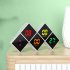 Digital Alarm Clock DIY Assemble Color Screen Cube Electric Clocks With Dimmable Brightness USB C Ports For Seniors Boys Girls White