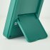 Digital Alarm Clock Lcd Large Screen Time Date Display Temperature Humidity Monitor Desk Clock 2118 dark green