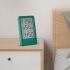 Digital Alarm Clock Lcd Large Screen Time Date Display Temperature Humidity Monitor Desk Clock 9032 white
