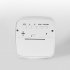 Digital Alarm Clock Time Date Display Electronic Temperature Humidity Monitor For Bedroom Home Office Decor White