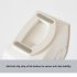 Digital Alarm Clock Time Date Display Electronic Temperature Humidity Monitor For Bedroom Home Office Decor White