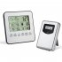 Digital Alarm Clock Weather Station Wireless Hygrometer Thermometer Desktop Table Clock As shown