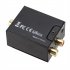 Digital Audio Decoder Amplifier Portable 3 5mm Jack Coaxial Fiber Digital To Analog Audio Aux rca L r Converter black