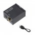 Digital Audio Decoder Amplifier Portable 3 5mm Jack Coaxial Fiber Digital To Analog Audio Aux rca L r Converter black