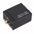 Digital Audio Decoder Amplifier Protable 3 5mm Jack Coaxial Optical Fiber Digital To Analog Audio Aux Rca L r Converter Host   USB cable   optic cable