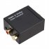 Digital Audio Decoder Amplifier Protable 3 5mm Jack Coaxial Optical Fiber Digital To Analog Audio Aux Rca L r Converter Host   USB cable   optic cable