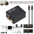 Digital Audio Decoder Amplifier Protable 3 5mm Jack Coaxial Optical Fiber Digital To Analog Audio Aux Rca L r Converter Host   USB cable   optic cable