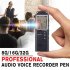 Digital Audio Voice Recorder Usb Professional 96 hour Recording Real Time Display with Wav Mp3 Player 8gb