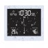 Digital Bathroom  Shower Kitchen Clock Timer Alarm Waterproof Temperature Humidity Clock white