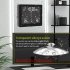 Digital Bathroom  Shower Kitchen Clock Timer Alarm Waterproof Temperature Humidity Clock black