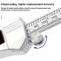 Digital Caliper  0 6inch Vernier Caliper with LCD Screen  High Accuracy Metal Shell Electronic Micrometer Caliper