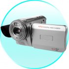 Digital Camcorder which can operate as a high quality video camera for recording AVI video  a digital photo camera  and even as a PC Web Camera 