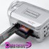 Digital Camcorder which can operate as a high quality video camera for recording AVI video  a digital photo camera  and even as a PC Web Camera 