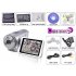 Digital Camcorder which can operate as a high quality video camera for recording AVI video  a digital photo camera  and even as a PC Web Camera 