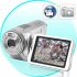 Digital Camcorder which can operate as a high quality video camera for recording AVI video  a digital photo camera  and even as a PC Web Camera 