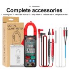 Digital Clamp Meter 6000 Counts Aneng St212 Dc/ac Current 400a Multimeter Large Color Screen Voltage Tester Hz Ncv Ohm ST212-Red (DC current)
