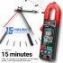 Digital Clamp Meter 6000 Counts Aneng St212 Dc ac Current 400a Multimeter Large Color Screen Voltage Tester Hz Ncv Ohm ST212 Red  DC current 