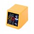 Digital Clock Day Date Temperature Display Digital Alarm Clock With LCD Screen Touch Control WIFI Clock Automatic Weather Update yellow