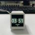 Digital Clock Day Date Temperature Display Digital Alarm Clock With LCD Screen Touch Control WIFI Clock Automatic Weather Update White