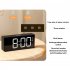 Digital Clock Large LED Number Time Display Clock Dynamic RGB Color Changing Electronic Clocks with 3 Weekday Modes Black