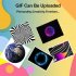 Digital Clock Smart WIFI LED Clock Automatic Update Time Calendar Digital Display RGB Tabletop Clock Home Decorations black