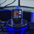 Digital Clock Smart WIFI LED Clock Automatic Update Time Calendar Digital Display RGB Tabletop Clock Home Decorations black