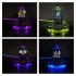 Digital Clock Smart WIFI LED Clock Automatic Update Time Calendar Digital Display RGB Tabletop Clock Home Decorations black