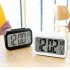 Digital Electronic Alarm  Clock With Lcd Backlight Time Calendar Thermometer blue